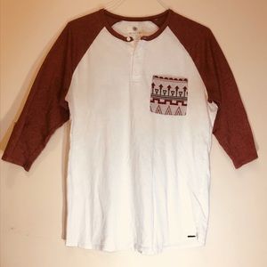 On The Byas 3/4 Sleeve Tee, T-shirt, Pacsun
